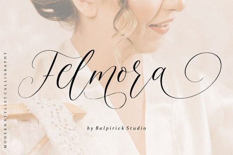 Felmora is a Modern Stylist Calligraphy Font Font Balpirick 