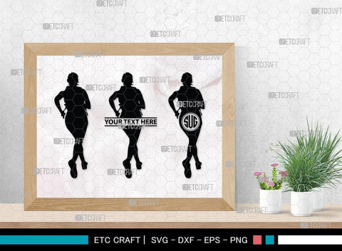 Female Hiker Monogram, Female Hiker Silhouette, Female Hiker SVG, Hiking Svg, Woman Hiking Svg, Hiker Svg, SB00358 SVG ETC Craft 