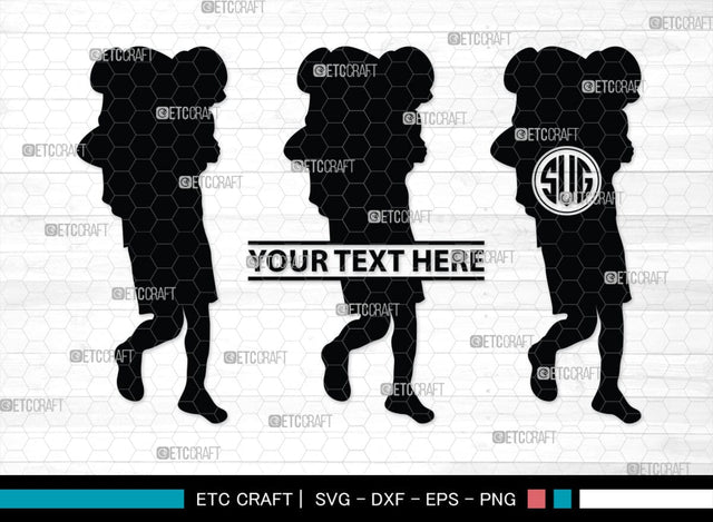Female Hiker Monogram, Female Hiker Silhouette, Female Hiker SVG, Hiking Svg, Woman Hiking Svg, Hiker Svg, SB00358 SVG ETC Craft 