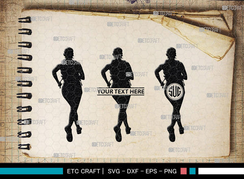 Female Hiker Monogram, Female Hiker Silhouette, Female Hiker SVG, Hiking Svg, Woman Hiking Svg, Hiker Svg, SB00358 SVG ETC Craft 