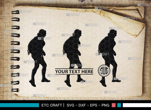 Female Hiker Monogram, Female Hiker Silhouette, Female Hiker SVG, Hiking Svg, Woman Hiking Svg, Hiker Svg, SB00358 SVG ETC Craft 