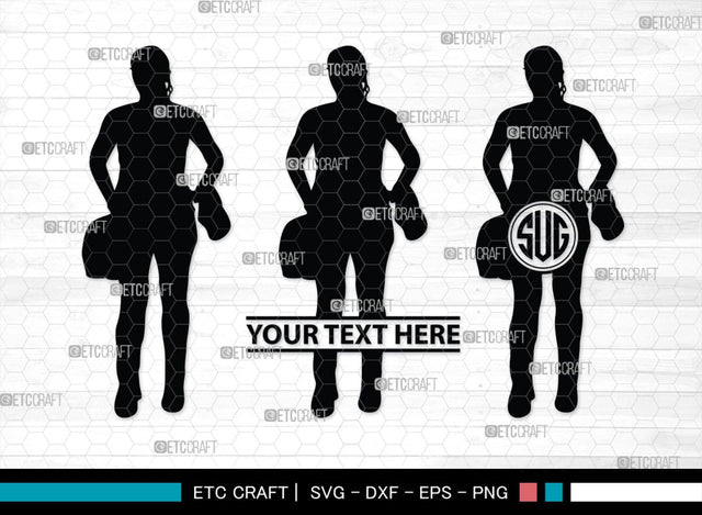 Female Hiker Monogram, Female Hiker Silhouette, Female Hiker SVG, Hiking Svg, Woman Hiking Svg, Hiker Svg, SB00358 SVG ETC Craft 