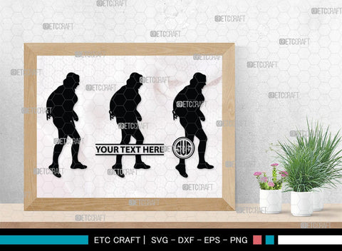 Female Hiker Monogram, Female Hiker Silhouette, Female Hiker SVG, Hiking Svg, Woman Hiking Svg, Hiker Svg, SB00358 SVG ETC Craft 
