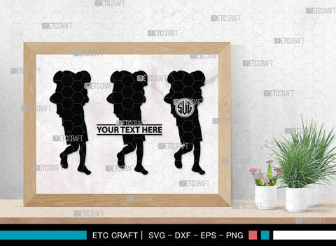 Female Hiker Monogram, Female Hiker Silhouette, Female Hiker SVG, Hiking Svg, Woman Hiking Svg, Hiker Svg, SB00358 SVG ETC Craft 