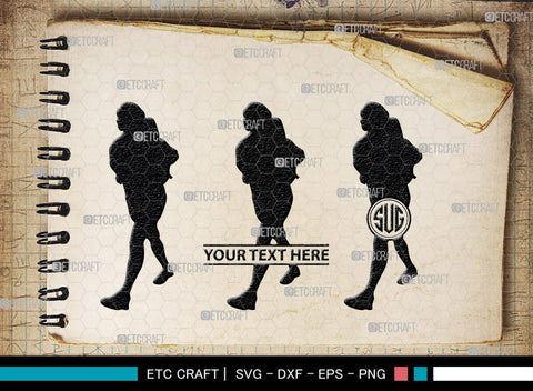 Female Hiker Monogram, Female Hiker Silhouette, Female Hiker SVG, Hiking Svg, Woman Hiking Svg, Hiker Svg, SB00358 SVG ETC Craft 