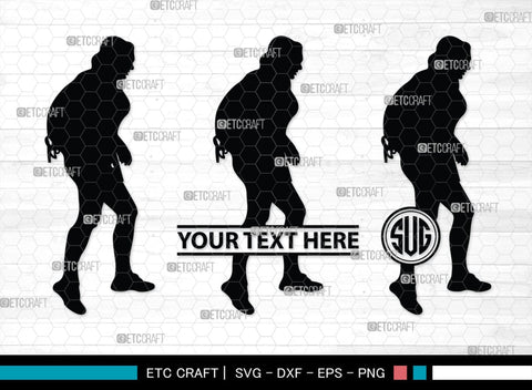 Female Hiker Monogram, Female Hiker Silhouette, Female Hiker SVG, Hiking Svg, Woman Hiking Svg, Hiker Svg, SB00358 SVG ETC Craft 