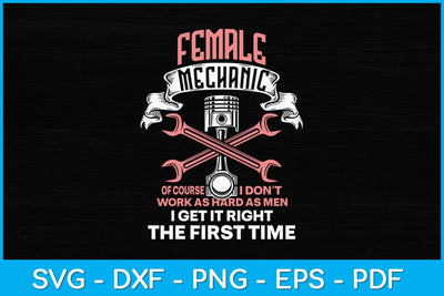 Female Mechanic Car Auto Girl Diesel Garage Wife Girlfriend Svg Design SVG artprintfile 