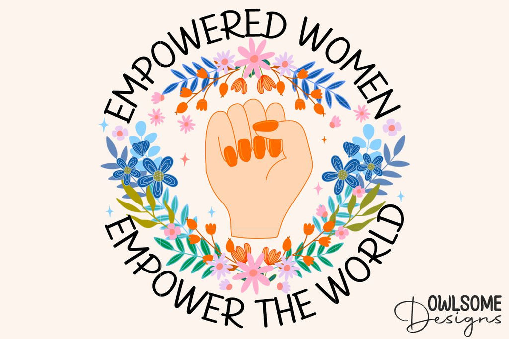 Feminist Empowered Women PNG Design - So Fontsy