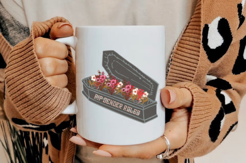 Feminist Gender Roles Flowers Coffin PNG Sublimation Jagonath Roy 