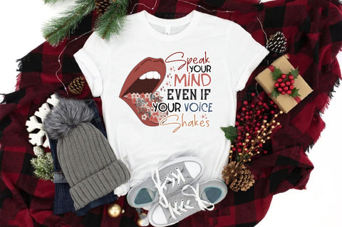 Feminist Speak Your Mind Sexy Lips PNG Sublimation Jagonath Roy 