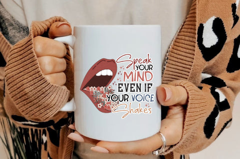 Feminist Speak Your Mind Sexy Lips PNG Sublimation Jagonath Roy 