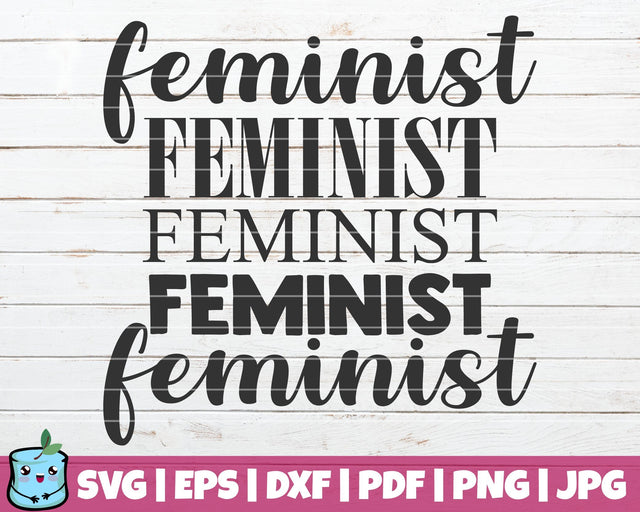 Feminist SVG MintyMarshmallows 