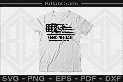 Fencing Dad SVG File SVG BillahCrafts 