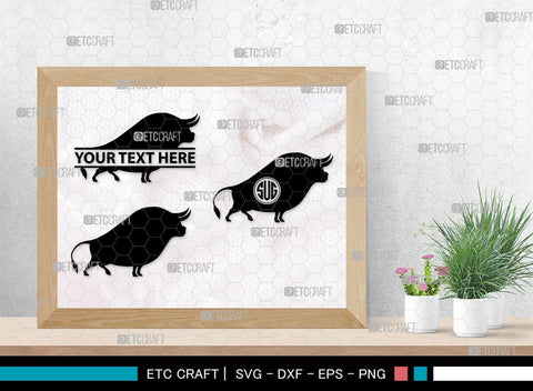 Ferdinand Monogram, Ferdinand Silhouette, Ferdinand SVG, Ferdinand Bull Svg, Ferdinand Character Svg, Animal Svg, SB00262 SVG ETC Craft 