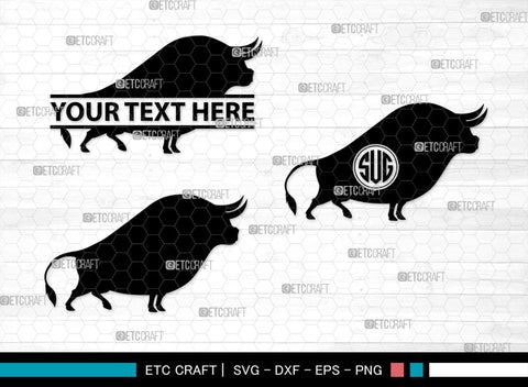 Ferdinand Monogram, Ferdinand Silhouette, Ferdinand SVG, Ferdinand Bull Svg, Ferdinand Character Svg, Animal Svg, SB00262 SVG ETC Craft 