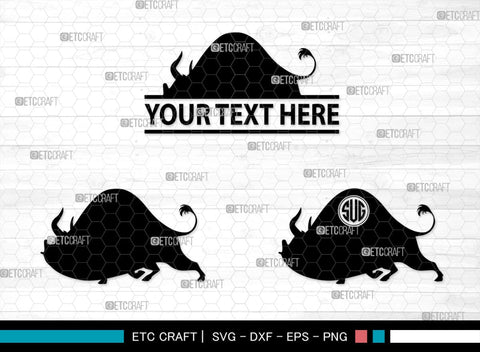 Ferdinand Monogram, Ferdinand Silhouette, Ferdinand SVG, Ferdinand Bull Svg, Ferdinand Character Svg, Animal Svg, SB00262 SVG ETC Craft 
