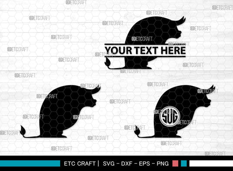 Ferdinand Monogram, Ferdinand Silhouette, Ferdinand SVG, Ferdinand Bull Svg, Ferdinand Character Svg, Animal Svg, SB00262 SVG ETC Craft 
