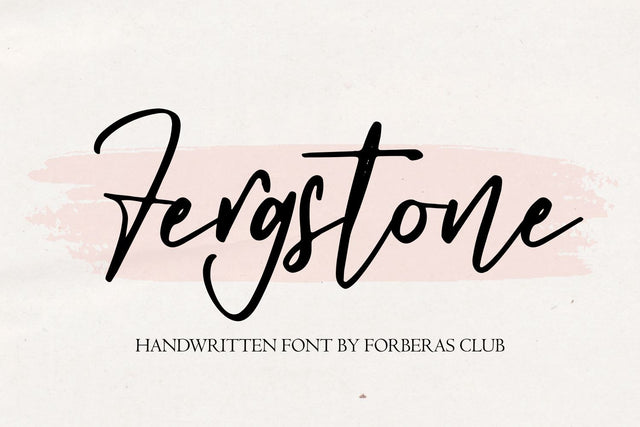 Fergstone Font Forberas 