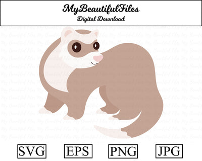 Ferret - Animal SVG MyBeautifulFiles 