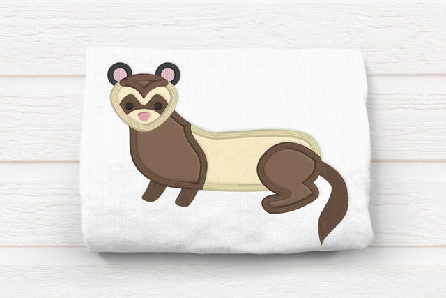 Ferret Applique Embroidery Embroidery/Applique DESIGNS Risa Rocks It 