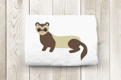 Ferret Embroidery Embroidery/Applique DESIGNS Risa Rocks It 