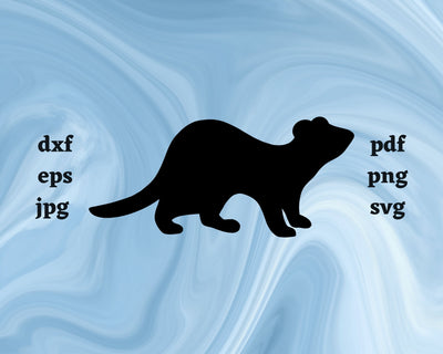 Ferret SVG Cut File SVG Northern Light SVG 
