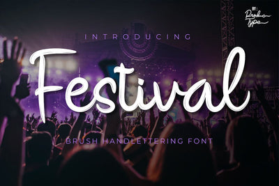 Festival Font twinletter 