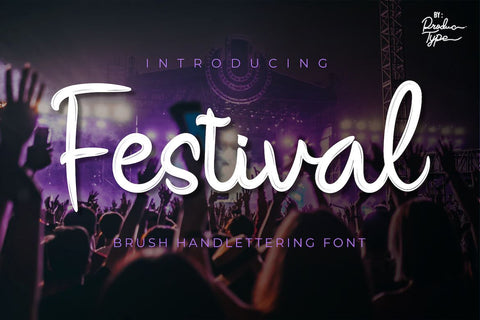 Festival Font twinletter 