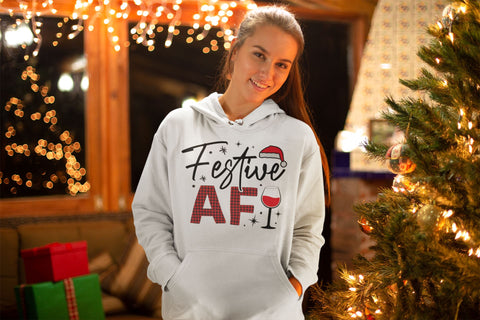 Festive AF svg, Christmas svg, Cut files, Christmas Cricut, Christmas Holiday, Svg, T-shirt, Winter svg, Snow svg SVG Isabella Machell 