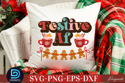 Festive AF SVG SVG DESIGNISTIC 