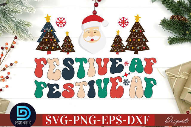 Festive af SVG SVG DESIGNISTIC 
