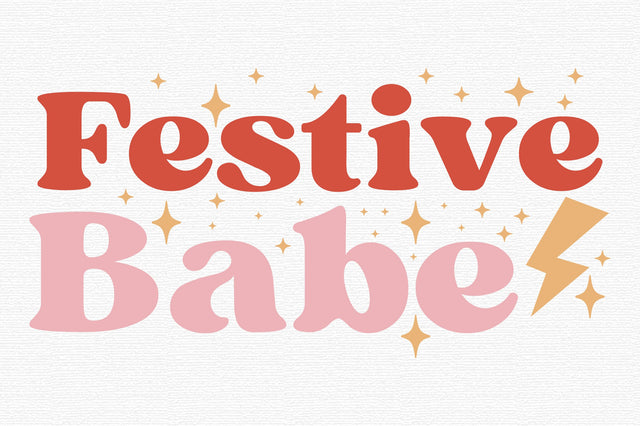 Festive Babe Christmas SVG Design SVG designartist 