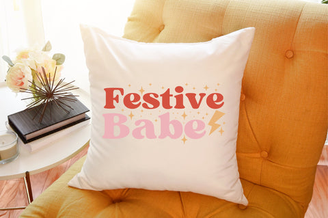 Festive Babe Christmas SVG Design SVG designartist 