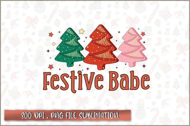 Festive babe Sublimation SVG Shetara Begum 