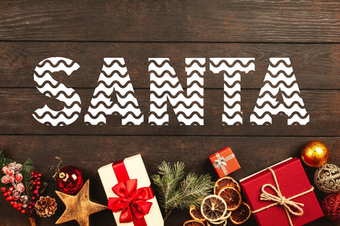 Festive Christmas Font Font ampersand 