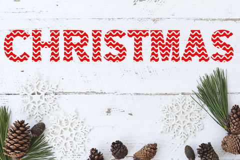 Festive Christmas Font Font ampersand 