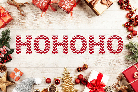Festive Christmas Font Font ampersand 