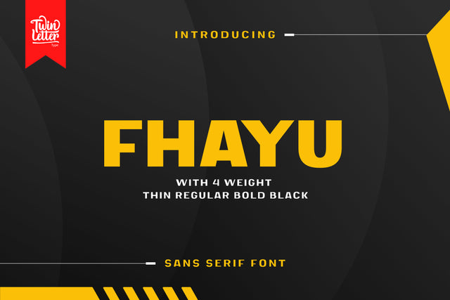 Fhayu Font twinletter 