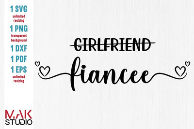 Fiancee svg, Fiancee svg file, Fiance svg, Future bride svg, Bride squad svg SVG MAKStudion 