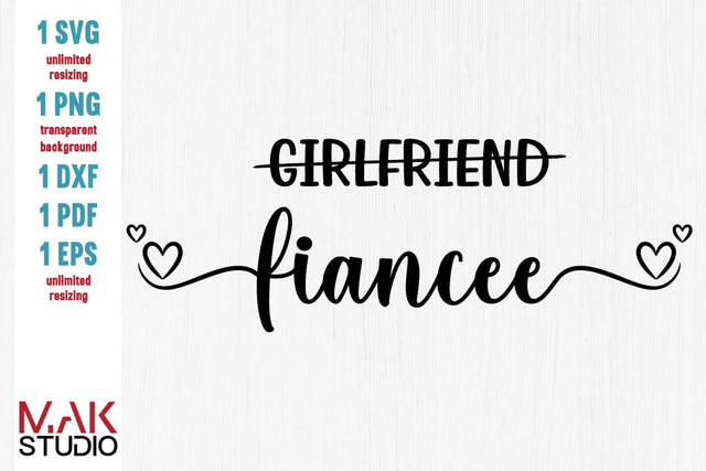 Fiancee svg, Fiancee svg file, Fiance svg, Future bride svg, Bride squad svg SVG MAKStudion 