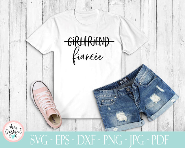 Fiancee svg, wedding svg, Future Mrs SVG, Engaged SVG, mrs svg, girlfriend shirts, future Bride, svg designs, svg for cricut, svg cut files SVG MyDesiredSVG 