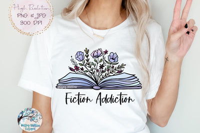 Fiction Addiction Png Sublimation Wispy Willow Designs 