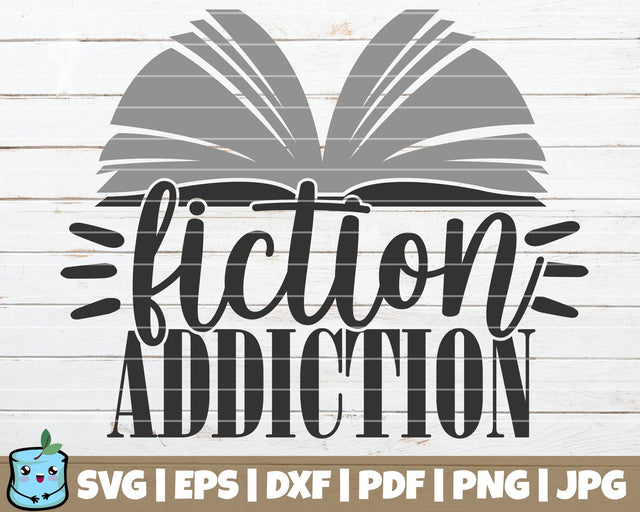 Fiction Addiction SVG MintyMarshmallows 