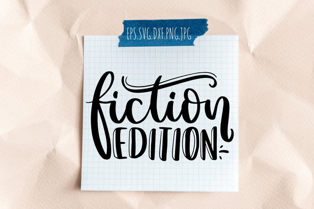 Fiction Edition SVG Reading Quotes SVG dapiyupi store 