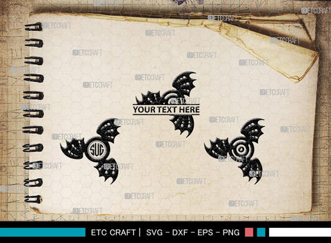 Fidget Spinner Monogram, Fidget Spinner Silhouette, Fidget Spinner SVG, Spinner Svg, Hand Spinner Svg, SB00426 SVG ETC Craft 