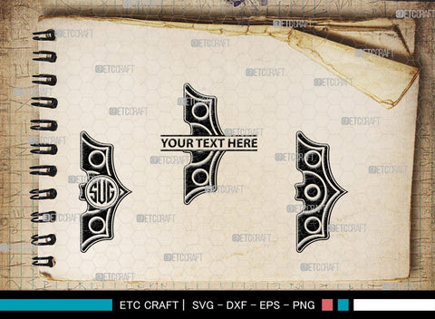 Fidget Spinner Monogram, Fidget Spinner Silhouette, Fidget Spinner SVG, Spinner Svg, Hand Spinner Svg, SB00426 SVG ETC Craft 