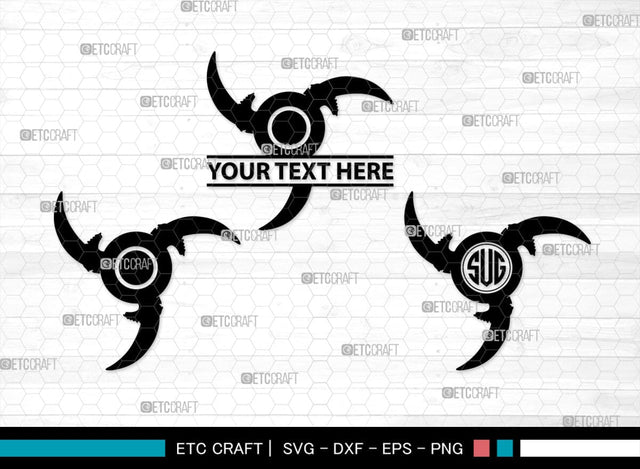 Fidget Spinner Monogram, Fidget Spinner Silhouette, Fidget Spinner SVG, Spinner Svg, Hand Spinner Svg, SB00426 SVG ETC Craft 