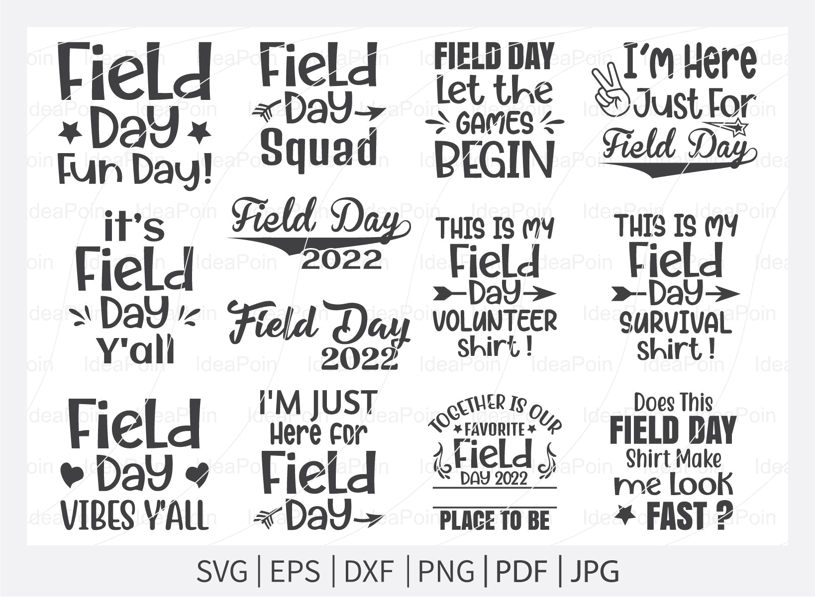 Let the Games Begin Field Day Svg Funny Field Day 2022 End 