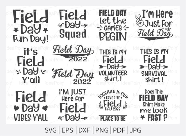 Field Day 2022 Svg, Field Day Fun Day, Field Day Svg, Field Day 2022 Svg bundle, Teacher svg School SVG, Field Day typography, Field day cut files SVG Dinvect 