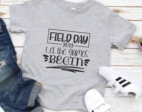 Field Day 2023 SVG Bundle, Field Day Fun Day SVG, Field Day Vibes SVG, Let The Games Begin SVG, PNG SVG HappyDesignStudio 